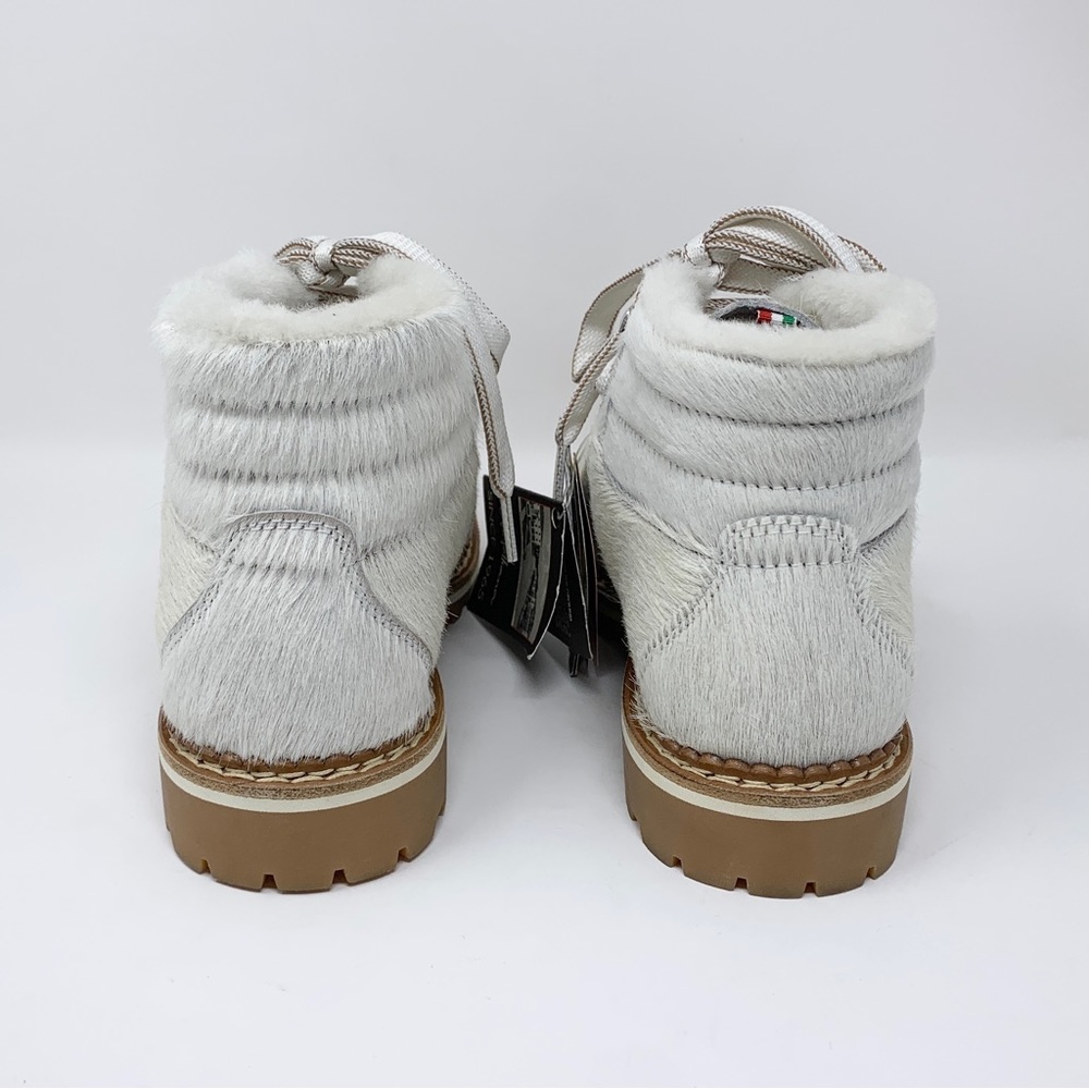 NEW La Montelliana 1965 Margherita Pony Hair & Shearling Boots (Sz 37) Cream - Picture 7 of 16